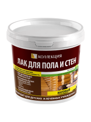 Лак КОЛЛЕКЦИЯ для пола и стен МАТОВЫЙ