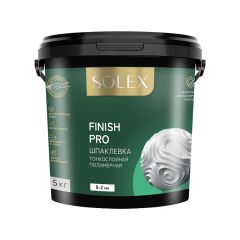 Шпаклевка финишная тонкослойная SOLEX FINISH PRO